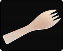 100 Bamboo spork