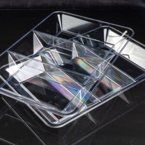 3-Section serving square tray3