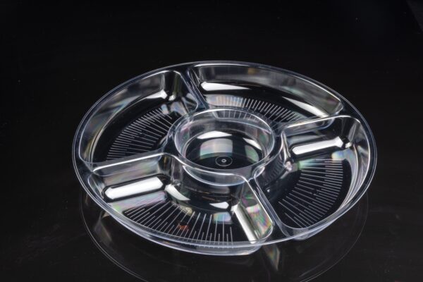 5-Section round tray
