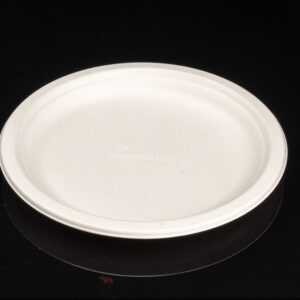 9in Bagasse plate